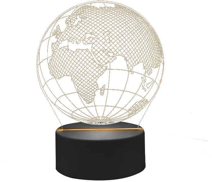 Evermore Enterprise Zhejiang Gaublio iliuzijos LED lempa, 7 spalvos, USB/AAA – stilinga naktinė šviesa