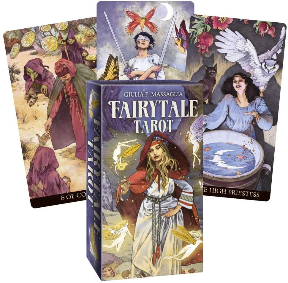 Lo Scarabeo Fairytale Tarot taro kortos – pasakų kaladė, 78 kortos + knygelė