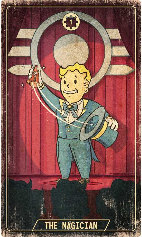 KNYGA Fallout taro kortos ir vadovas Insight Editions