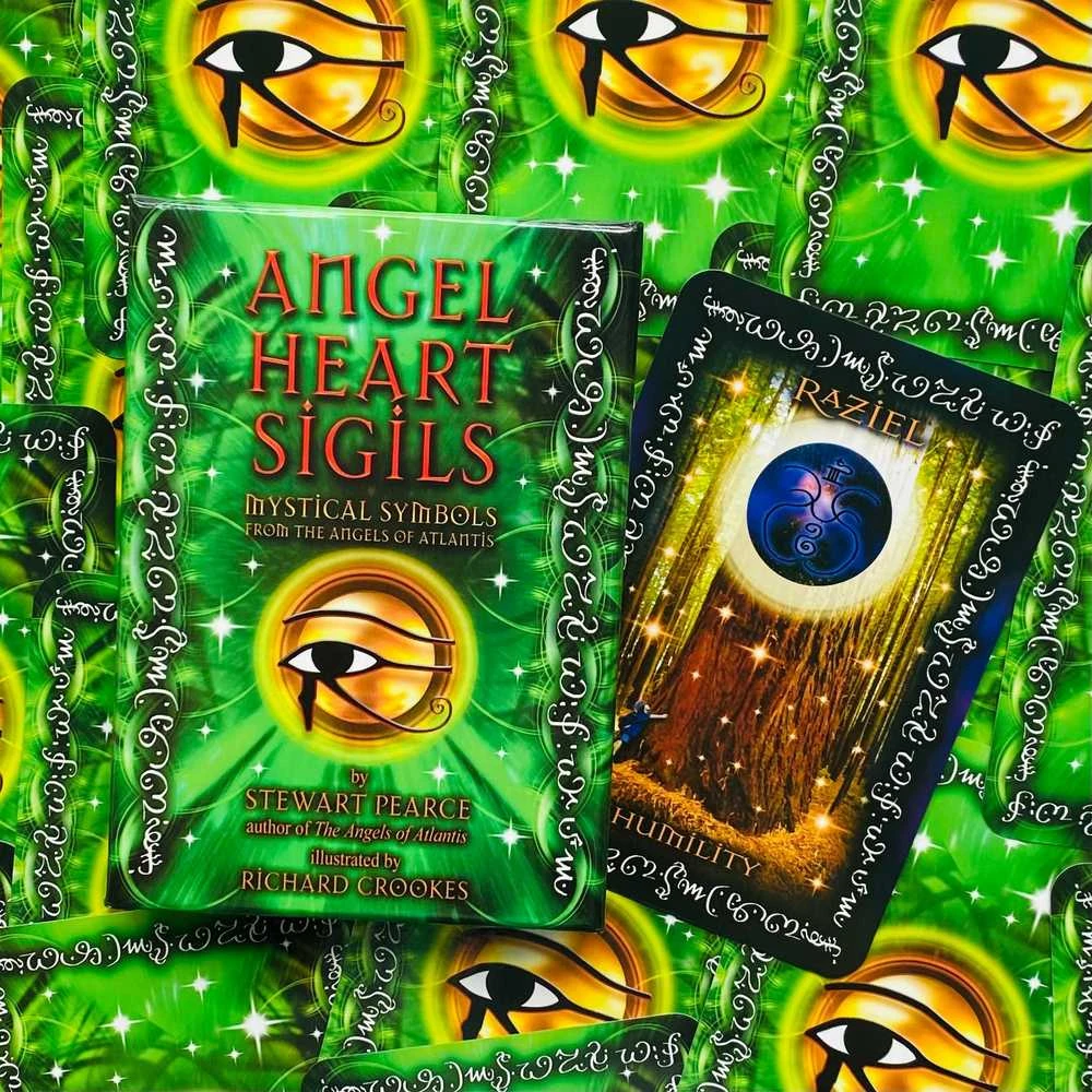 Orakulo Kortos Angel Heart Sigils Findhorn Press
