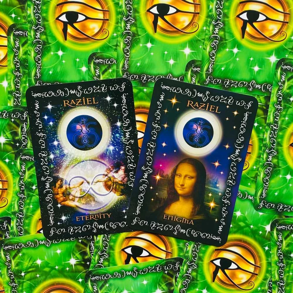 Orakulo Kortos Angel Heart Sigils Findhorn Press