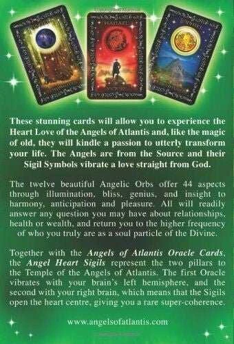Orakulo Kortos Angel Heart Sigils Findhorn Press