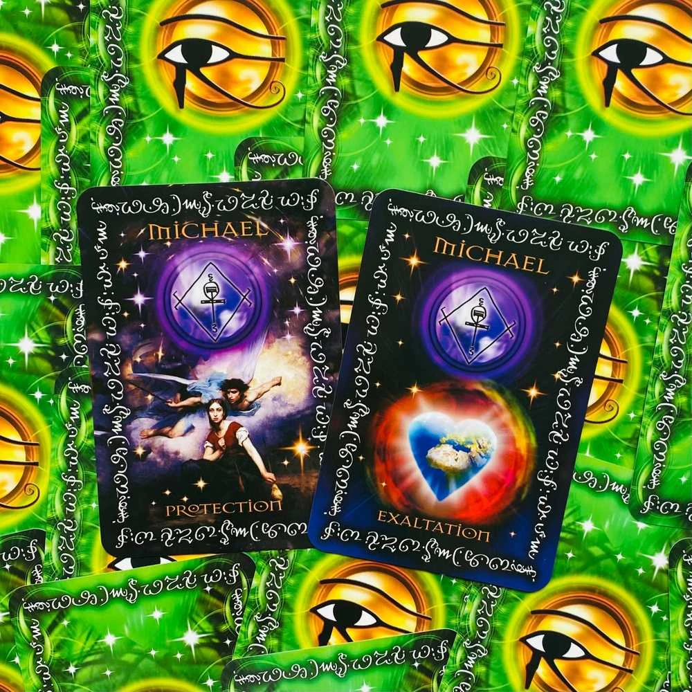 Orakulo Kortos Angel Heart Sigils Findhorn Press