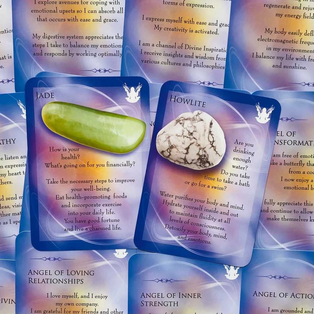 Findhorn Press Angels And Gemstone Guardians Oracle Kortos
