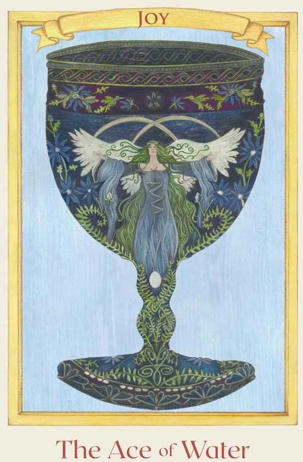 Findhorn Press Celtic Elemental Tarot kortos – magiška Gralio išminties kaladė