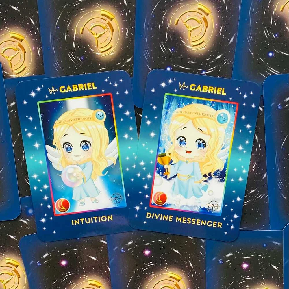 Findhorn Press Chibi Anime Angel kortos