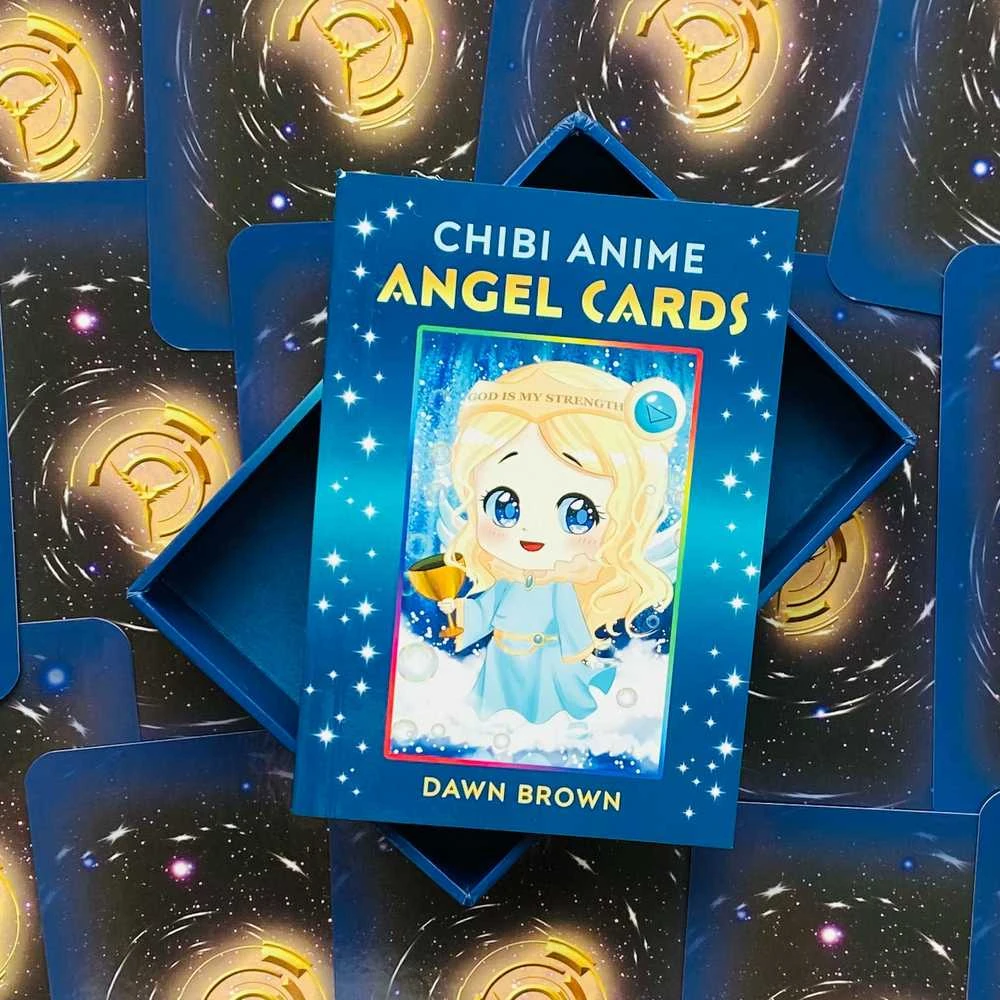 Findhorn Press Chibi Anime Angel kortos