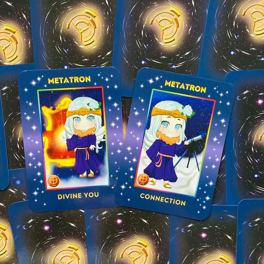 Findhorn Press Chibi Anime Angel kortos