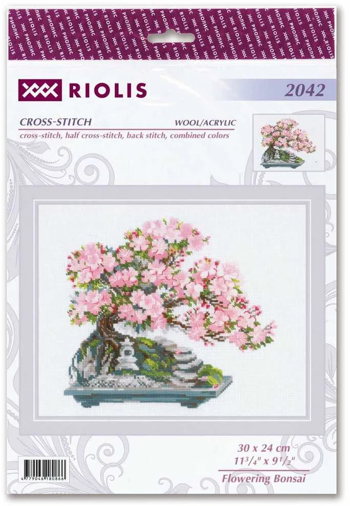 Riolis Žydintis bonsas 30x24 SR2042