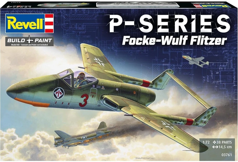 Focke-Wulf Flitzer lėktuvo plastikinis modelis Revell 1/72 rinkinys