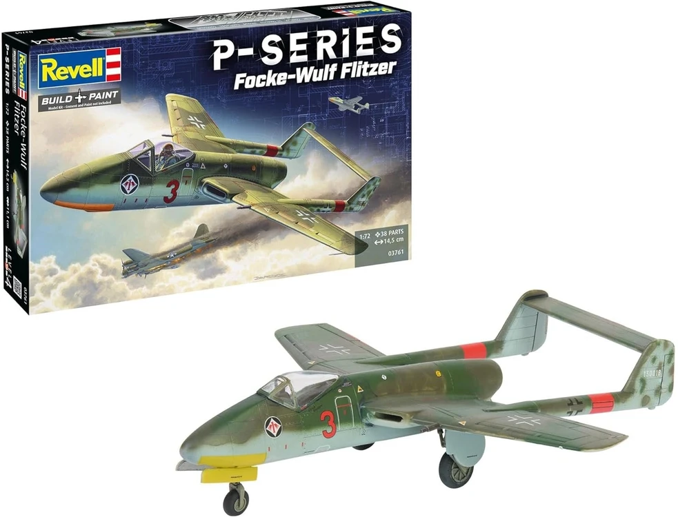 Focke-Wulf Flitzer lėktuvo plastikinis modelis Revell 1/72 rinkinys