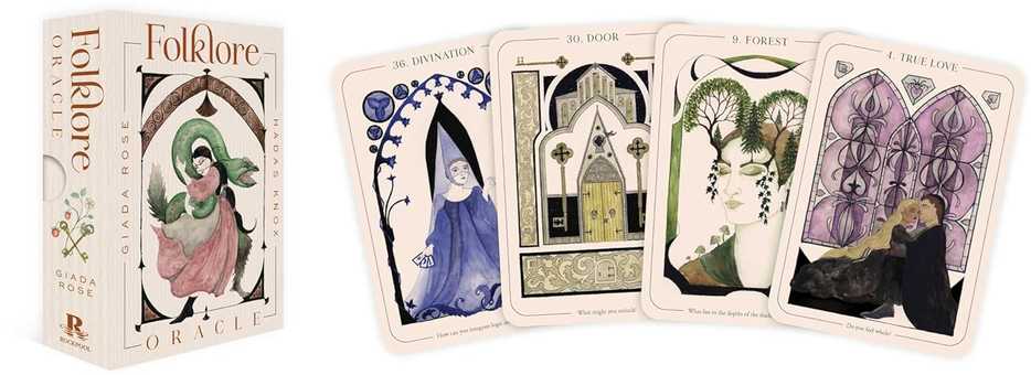 Folklore Oracle orakulo kortų kaladė, 44 kortos su vadovu – Rockpool