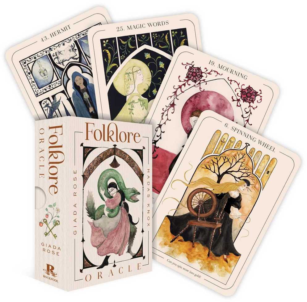 Folklore Oracle orakulo kortų kaladė, 44 kortos su vadovu – Rockpool