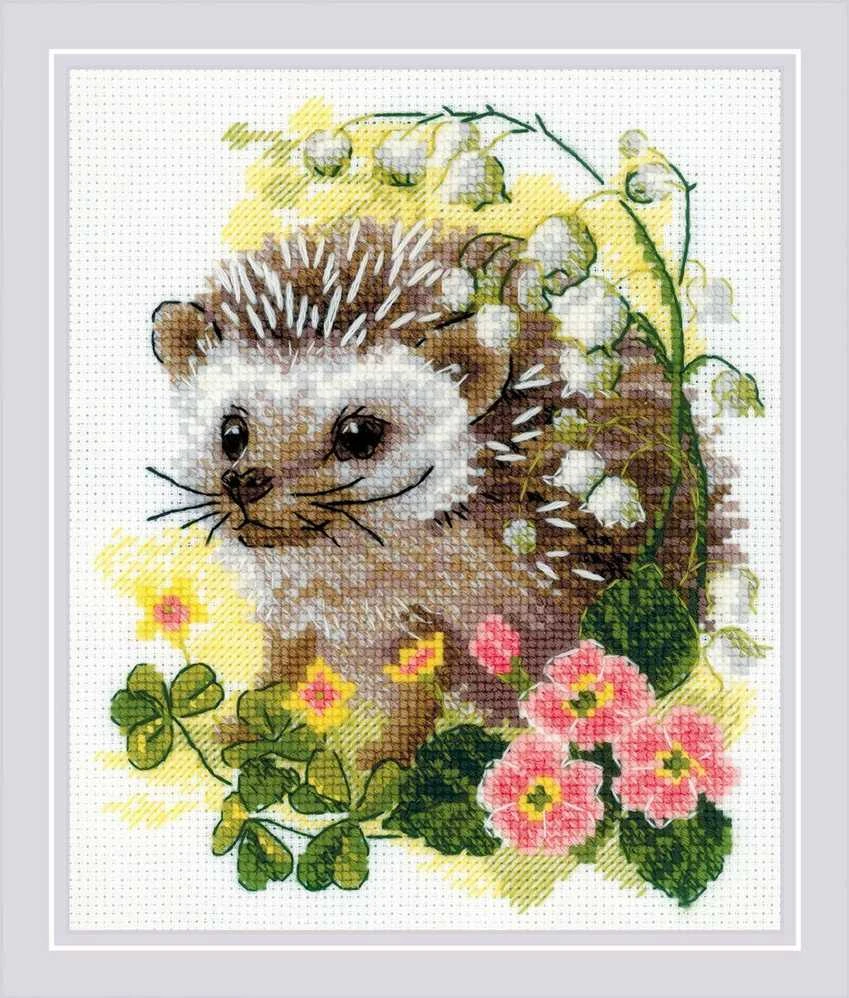 Riolis Kryželiu siuvinėjimo rinkinys Forest Dweller 15x18 SR2093