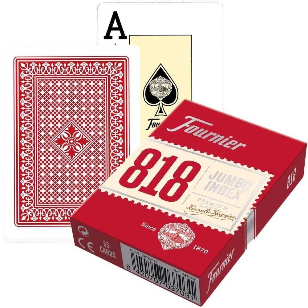Fournier 818 Pokerio Kortos (Mėlynos)