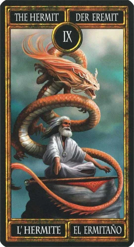 Bicycle Fournier Anne Stokes Drakonų Taro Kortos