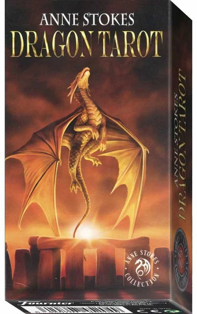 Bicycle Fournier Anne Stokes Drakonų Taro Kortos