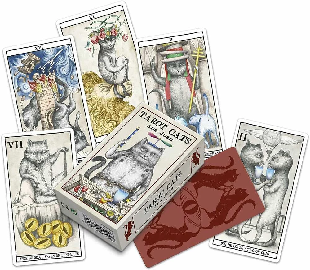 Fournier Tarot Cats Kortos