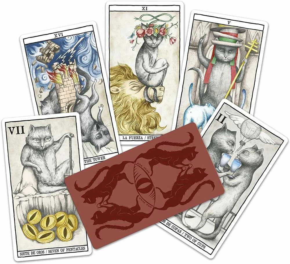 Fournier Tarot Cats Kortos