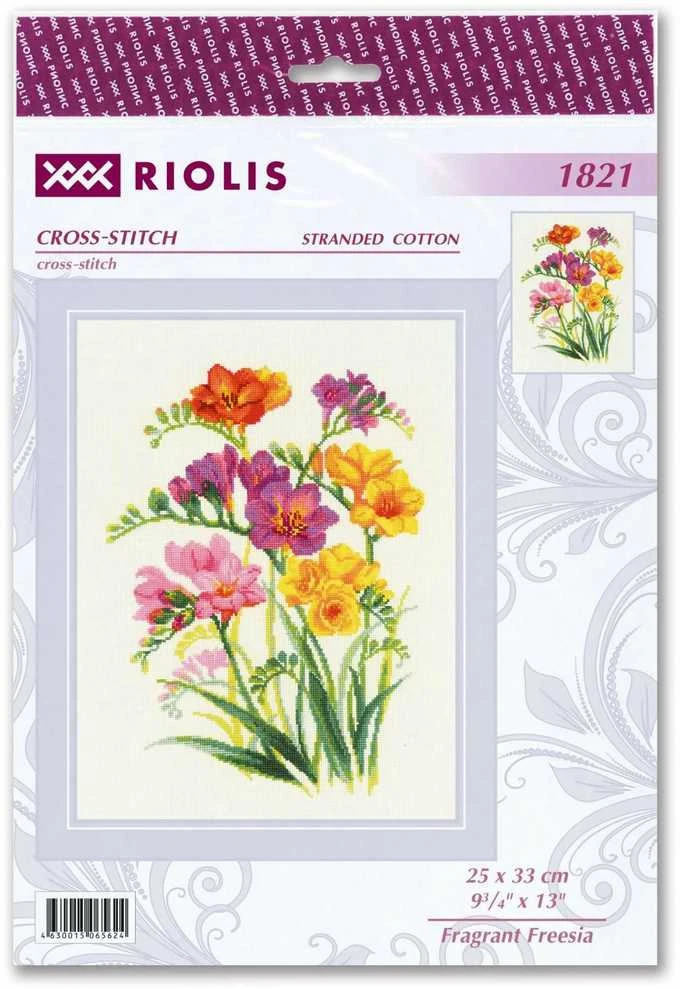 Fragrant Freesia siuvinėjimo rinkinys iš RIOLIS Nr.: 1821