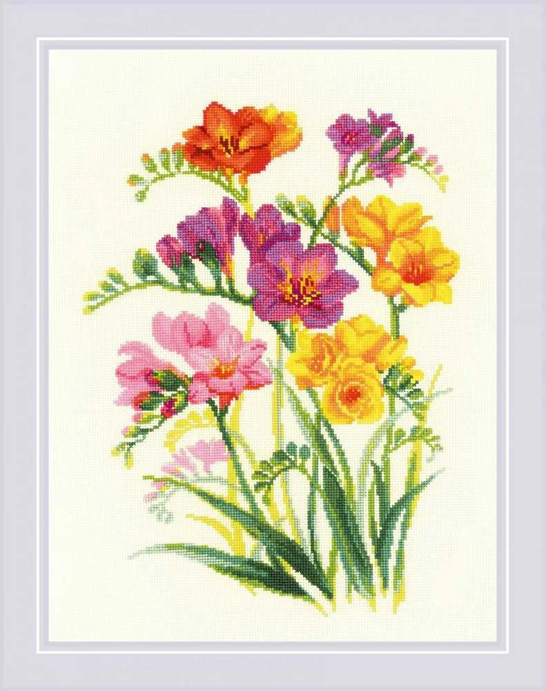 Fragrant Freesia siuvinėjimo rinkinys iš RIOLIS Nr.: 1821