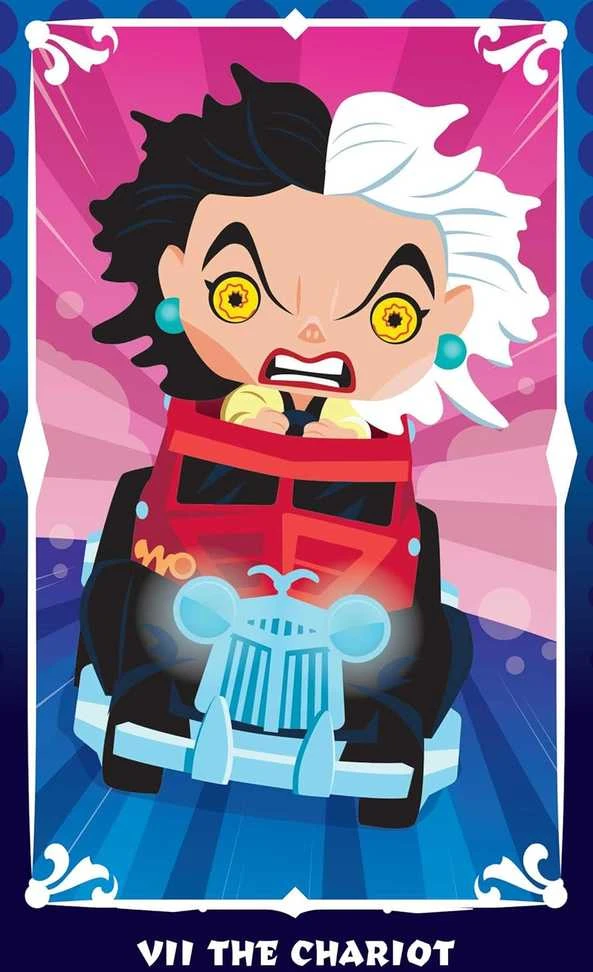 Insight Editions Disney piktadariai taro kaladė – 78 kortos ir iliustruotas vadovas