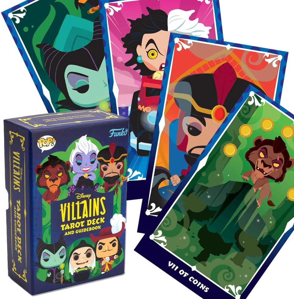 Insight Editions Disney piktadariai taro kaladė – 78 kortos ir iliustruotas vadovas