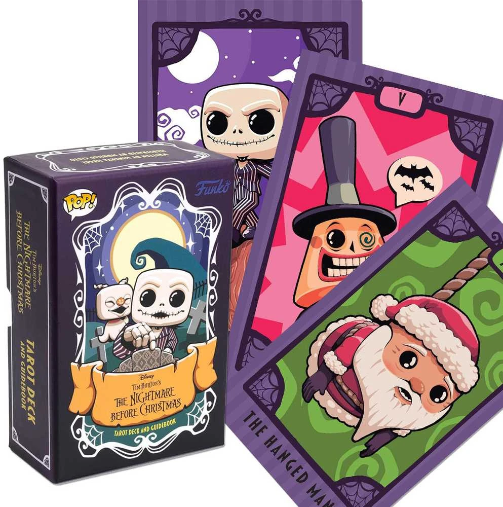 Insight Editions Disney Košmaras prieš Kalėdas taro kortos – 78 kortų iliustruota kaladė