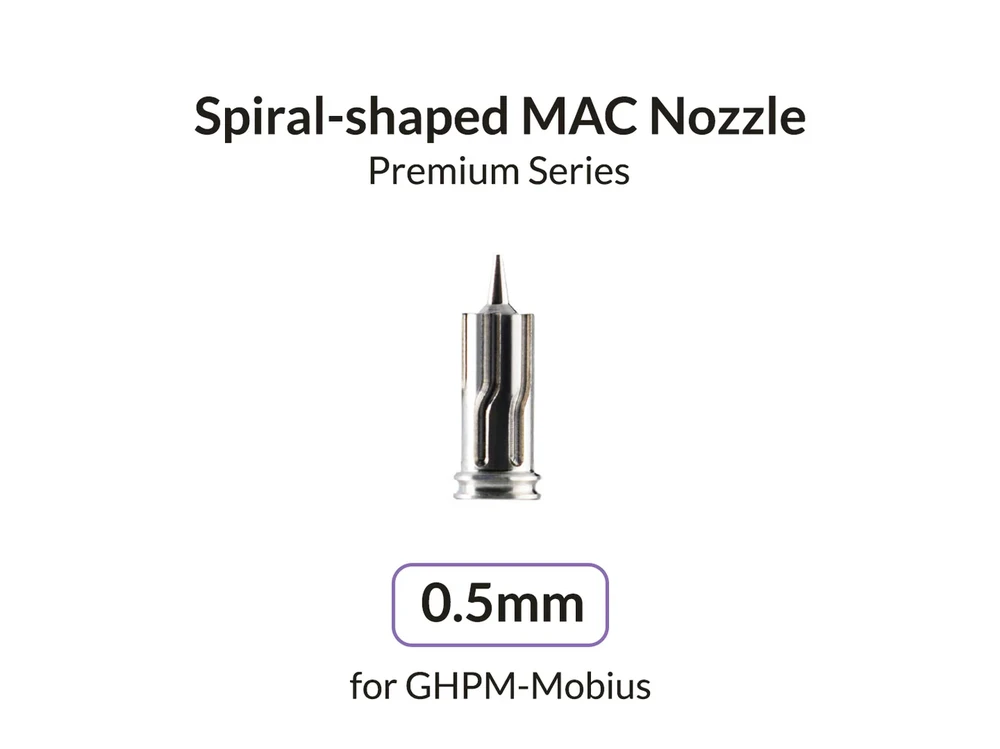 Gaahleri 0,5 mm aerografo purkštukas Mobius GHPM