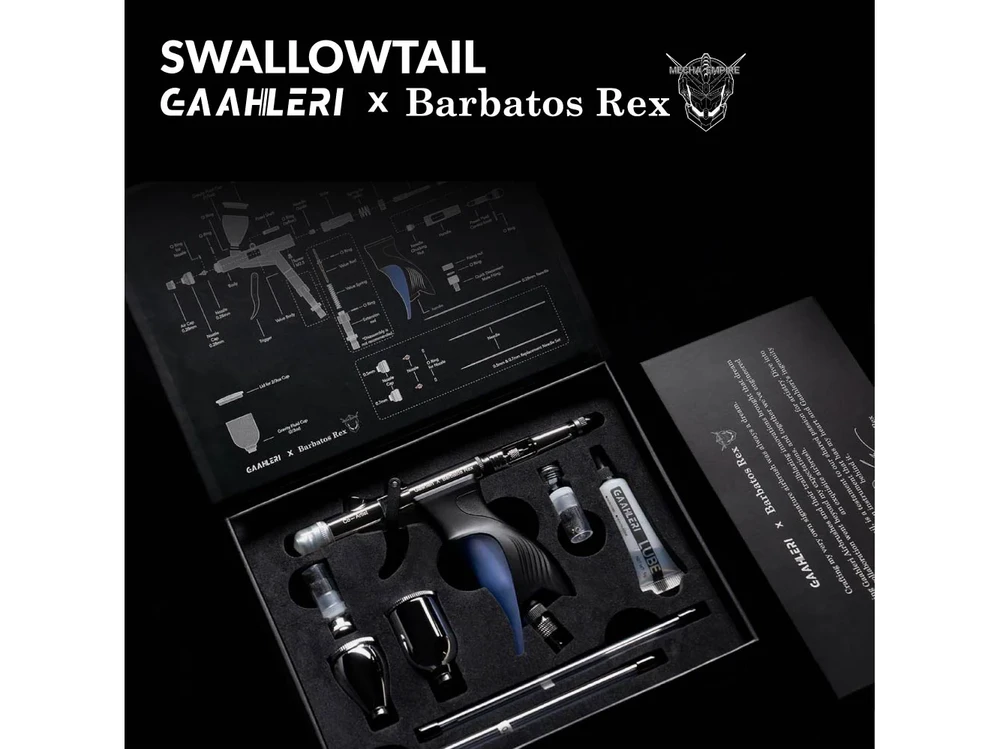 Gaahleri Barbatos Rex Ace aerografas modeliui 0.28/0.5/0.7 mm