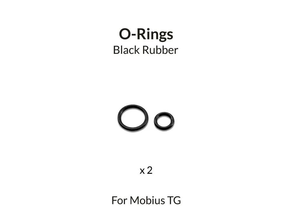 Gaahleri juodi sandarinimo O-žiedai Mobius TG aerografui, 44261