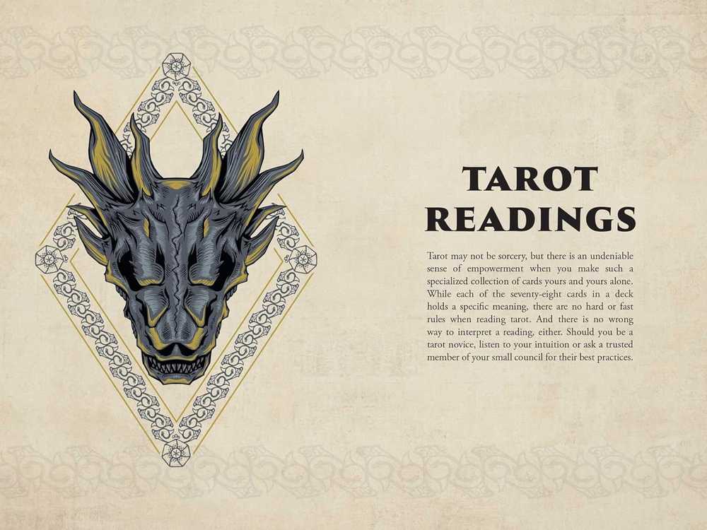 KNYGA Insight Editions Taro Kortų Rinkinys - Game of Thrones: Drakono Namas, 78 Kortos, 128 Puslapių Gidas