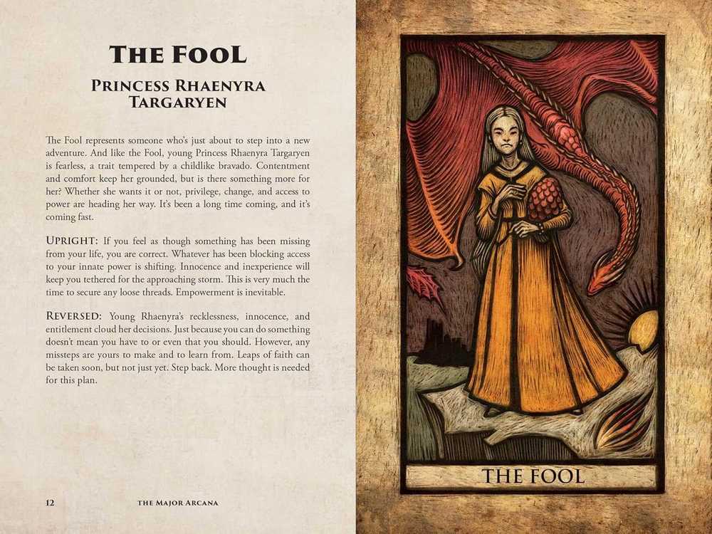 KNYGA Insight Editions Taro Kortų Rinkinys - Game of Thrones: Drakono Namas, 78 Kortos, 128 Puslapių Gidas