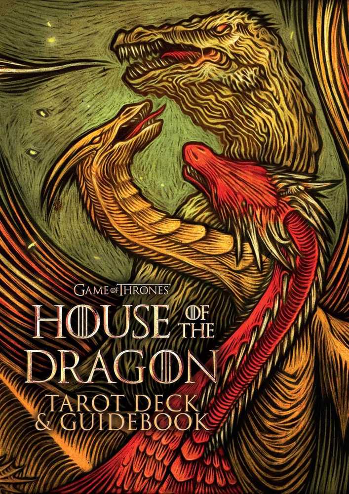 KNYGA Insight Editions Taro Kortų Rinkinys - Game of Thrones: Drakono Namas, 78 Kortos, 128 Puslapių Gidas
