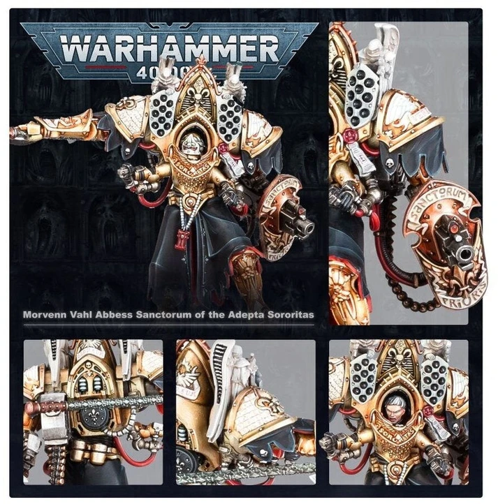 Games Workshop Warhammer 40,000 Adepta Sororitas Morvenn Vahl miniatiūra