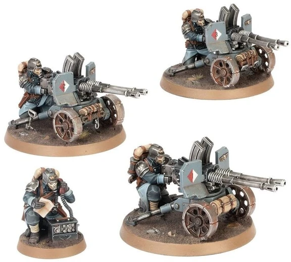 Games Workshop Warhammer 40,000 Astra Militarum Krieg sunkiųjų ginklų būrys