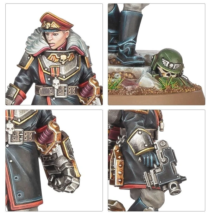 Games Workshop Warhammer 40,000 Astra Militarum Commissar Graves miniatiūrų rinkinys