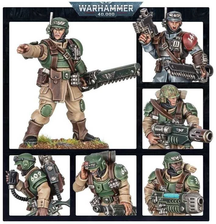 „Games Workshop Warhammer 40,000“ – „Astra Militarum: Cadian Shock Troops“