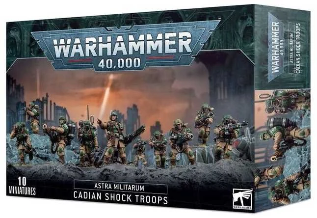 „Games Workshop Warhammer 40,000“ – „Astra Militarum: Cadian Shock Troops“