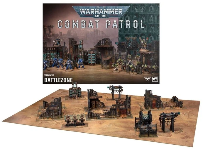 Games Workshop Warhammer 40,000 Combat Patrol Battlezone Armageddon tereno rinkinys