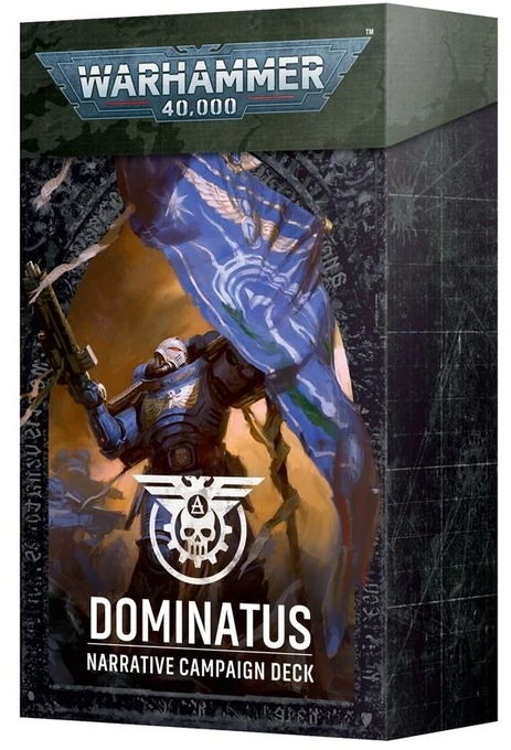 Games Workshop Warhammer 40,000 Dominatus pasakojimo kampanijos kortų kaladė (89 kortos)