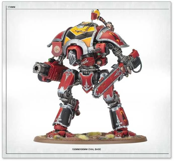 Games Workshop Warhammer 40,000 Imperial Knights Knight Destrier miniatiūra