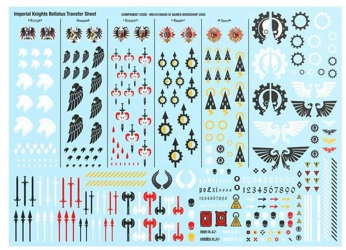 Games Workshop Warhammer 40,000 Imperial Knights Knight Destrier miniatiūra