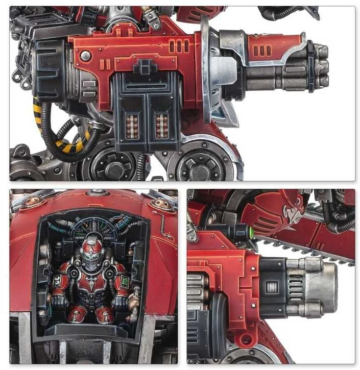 Games Workshop Warhammer 40,000 Imperial Knights Knight Destrier miniatiūra