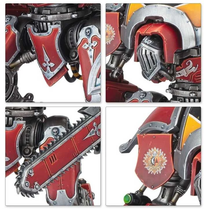 Games Workshop Warhammer 40,000 Imperial Knights Knight Destrier miniatiūra