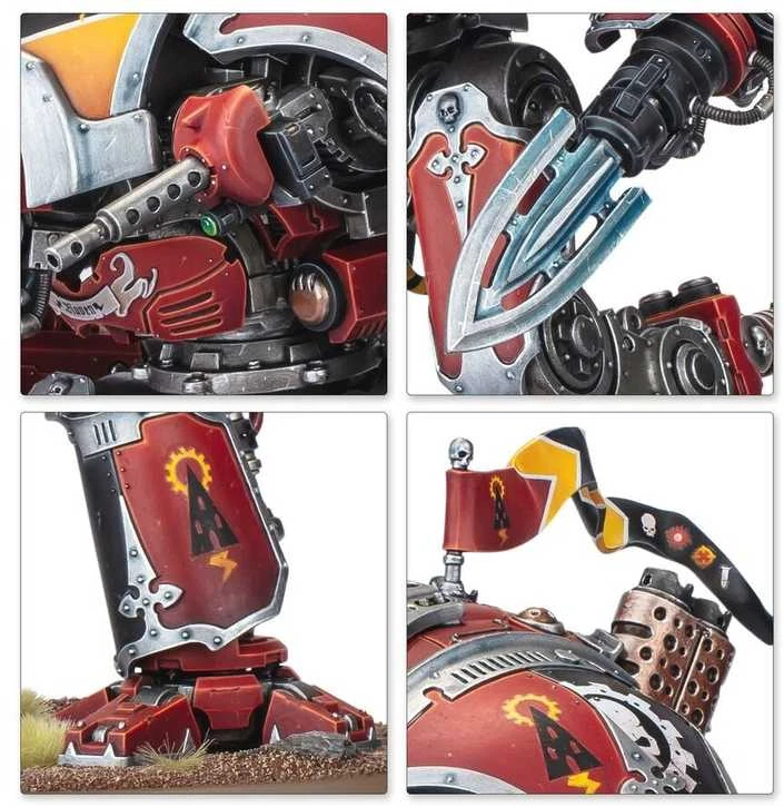 Games Workshop Warhammer 40,000 Imperial Knights Knight Destrier miniatiūra