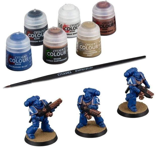 Games Workshop Warhammer 40,000 - Space Marines: Infernus Marines + Paints Set