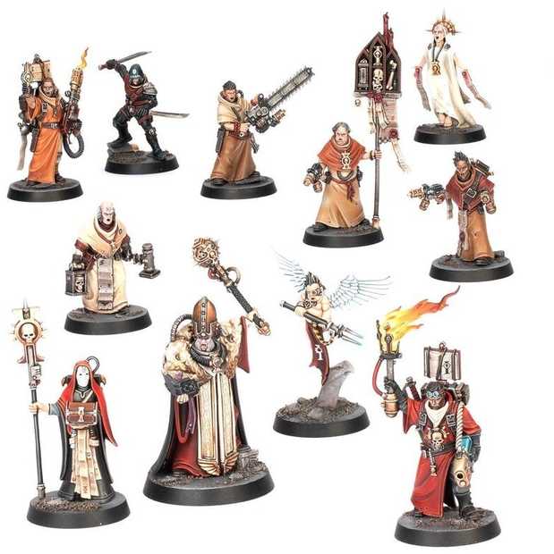 Games Workshop Warhammer 40,000 Kill Team: Sanctifiers – 11 miniatiūrų rinkinys