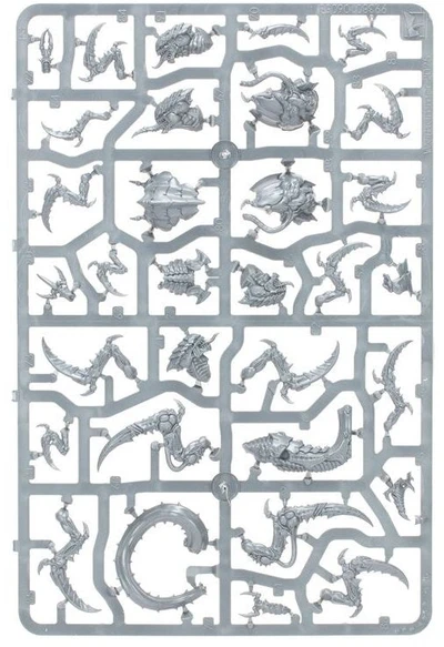 Games Workshop Warhammer 40,000 Kill Team: Raveners tiranidų rinktinė (5 miniatiūros)