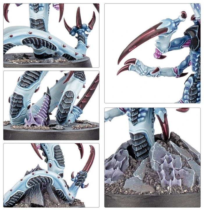 Games Workshop Warhammer 40,000 Kill Team: Raveners tiranidų rinktinė (5 miniatiūros)
